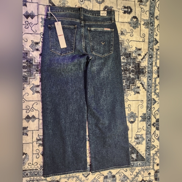Hudson Jeans Women's Rosalie High Rise Wide Leg - Blue - Picture 3 of 5